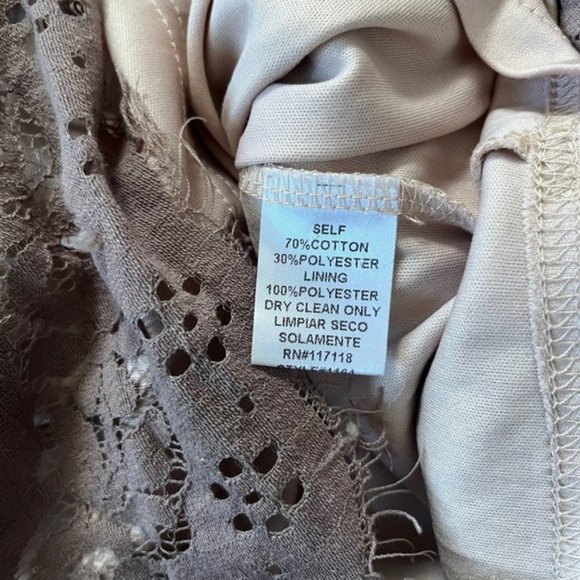 Soieblu Lace Eyelet High Low Dress Size Medium - Picture 9 of 13